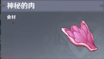 原神神秘的肉可以做什么菜