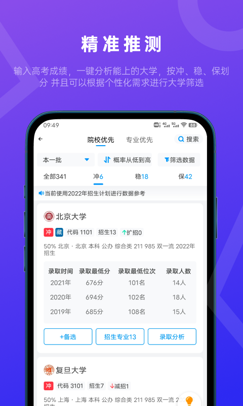 蝶變志愿截圖2