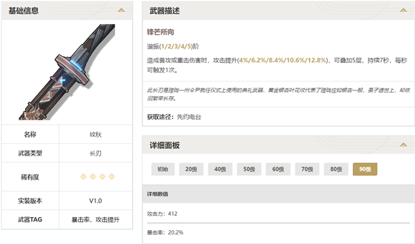 鳴潮大月卡武器選哪個