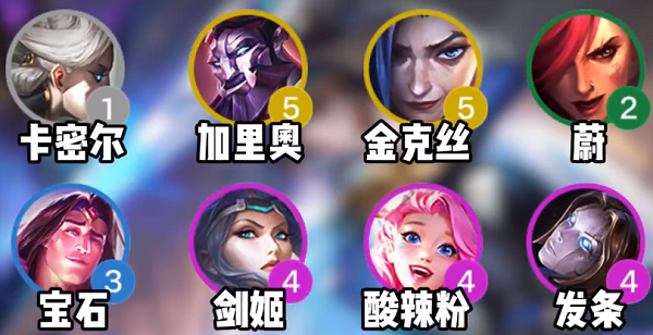 金鏟鏟名流劍姬陣容搭配