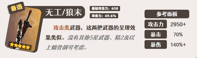 原神娜維婭武器怎么選