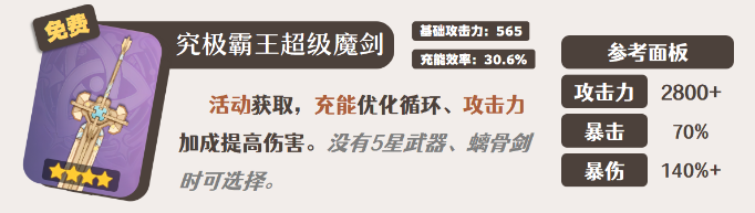 原神娜維婭武器怎么選