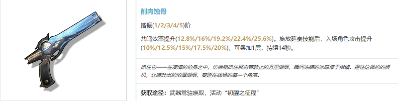 鳴潮莫特斐武器選擇