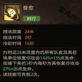 塔瑞斯世界吟游詩人技能