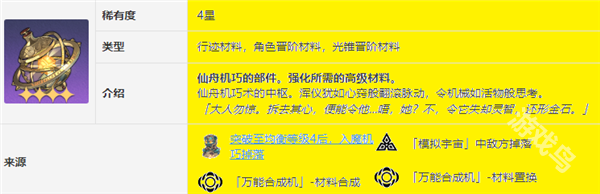 崩壞星穹鐵道素裳突破材料是什么