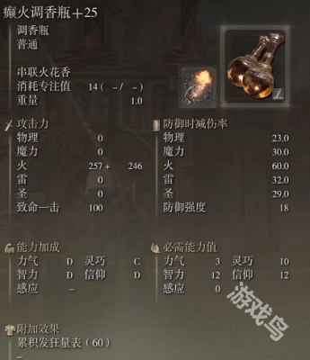 艾爾登法環(huán)黃金樹幽影調(diào)香瓶配裝