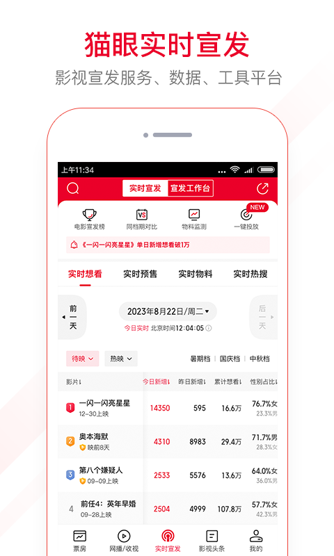 貓眼專(zhuān)業(yè)版截圖2