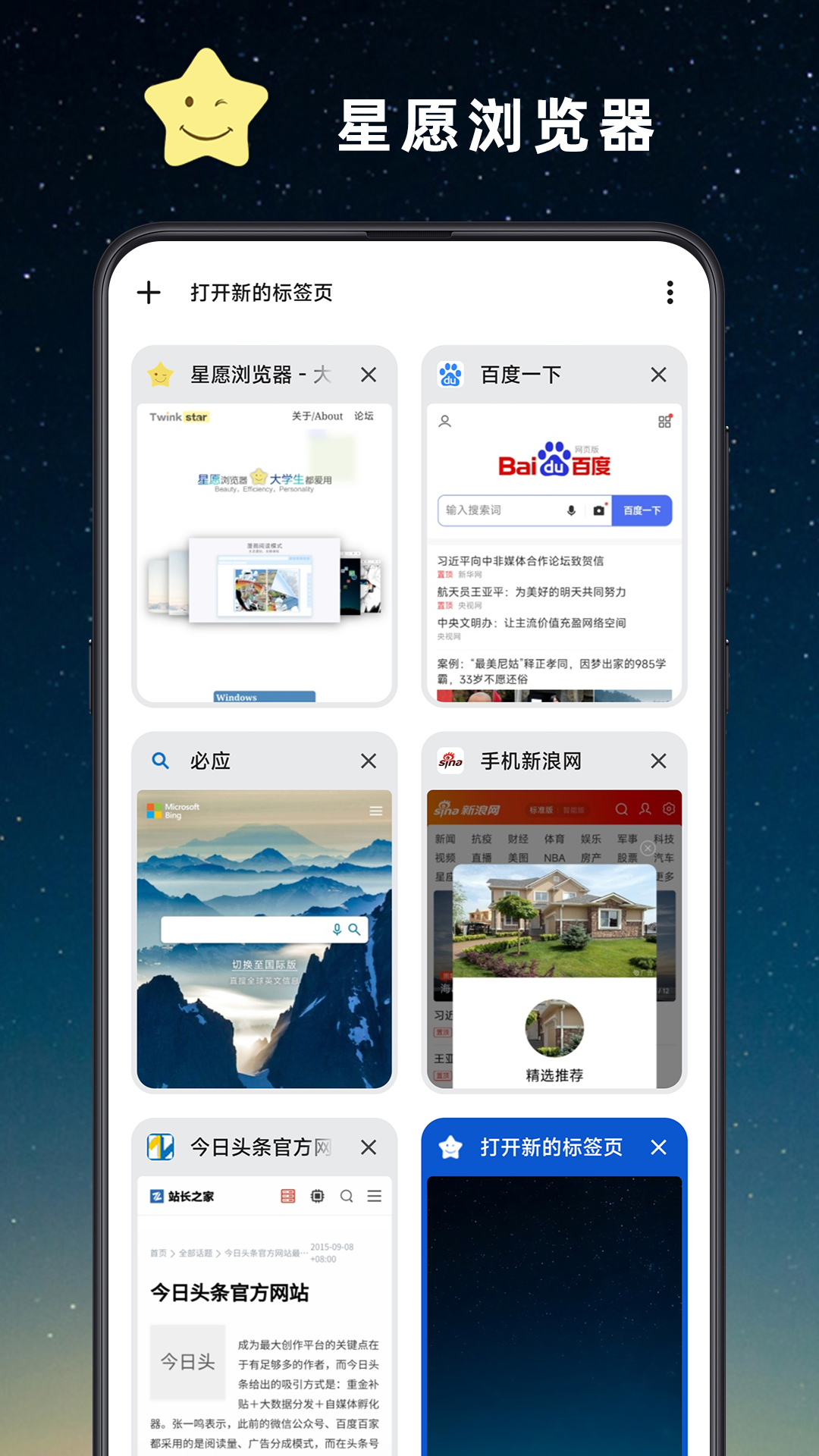 星愿瀏覽器截圖2