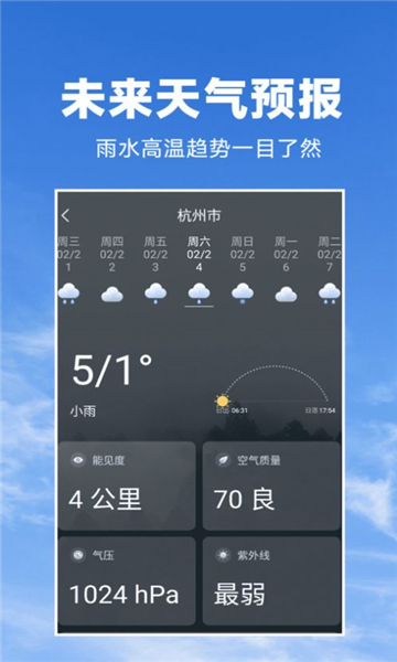天氣預(yù)報知截圖1