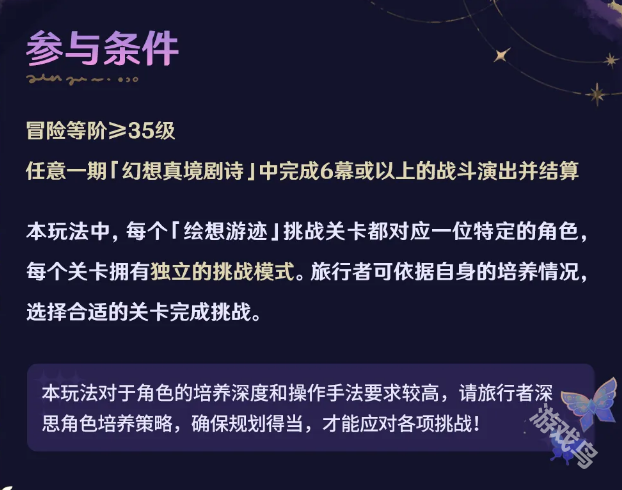 原神繪想游跡活動(dòng)怎么玩