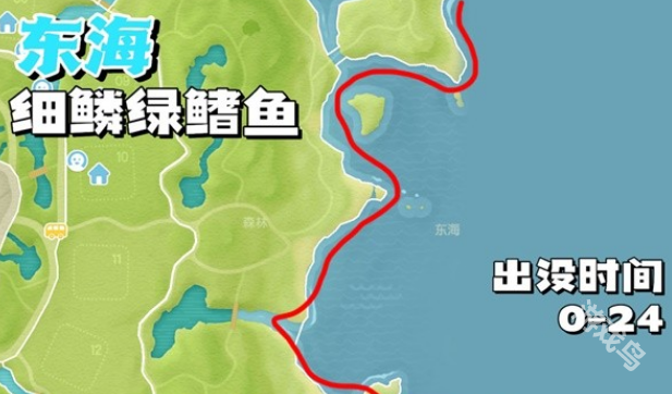 心動小鎮(zhèn)彩虹天釣魚位置在哪