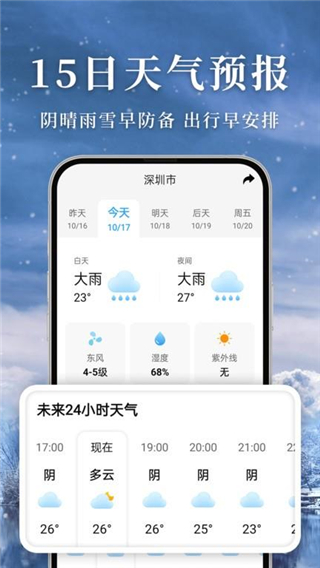 準(zhǔn)雨天氣