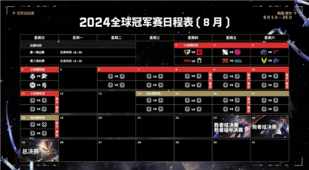 無(wú)畏契約全球冠軍賽賽程公布