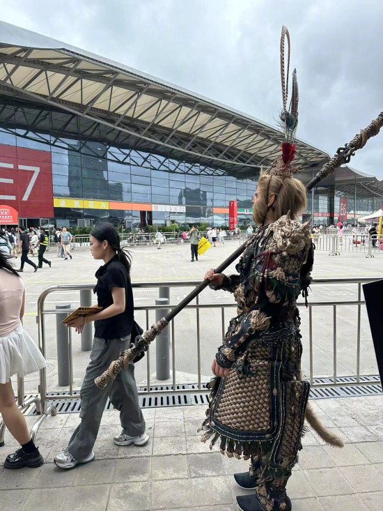 ChinaJoy展會上驚現(xiàn)黑神話悟空cos
