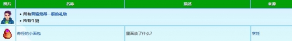 星露谷物語謝恩喜歡什么禮物