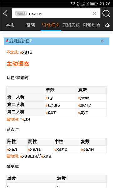 千億詞霸俄語詞典截圖3
