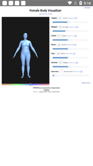bodyvisualizer身材模擬器截圖1