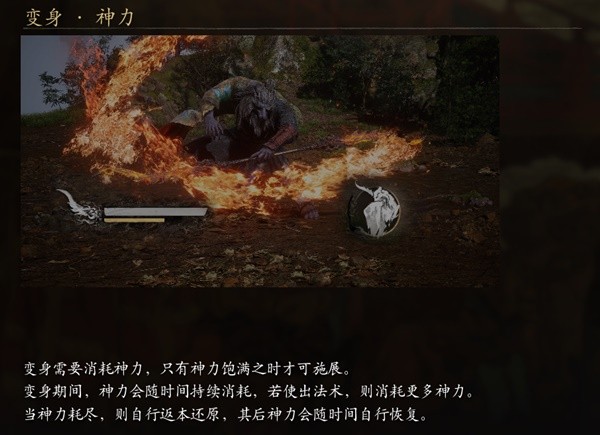 黑神話悟空招式變身神力介紹