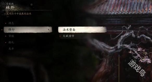 黑神話悟空天賦怎么重修