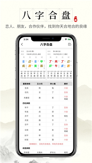 問真八字