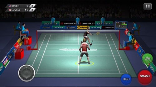 real badminton安卓免費(fèi)中文版 (真實(shí)羽毛球)截圖1