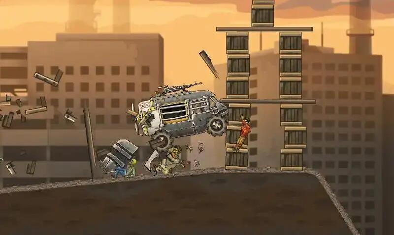戰(zhàn)車撞僵尸截圖2