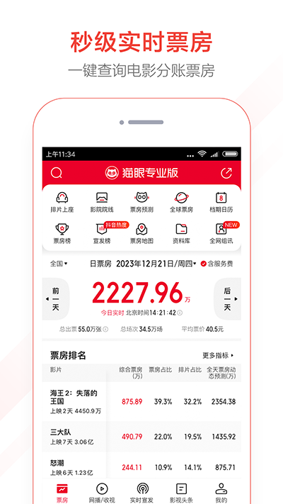 貓眼票房專業(yè)版截圖4
