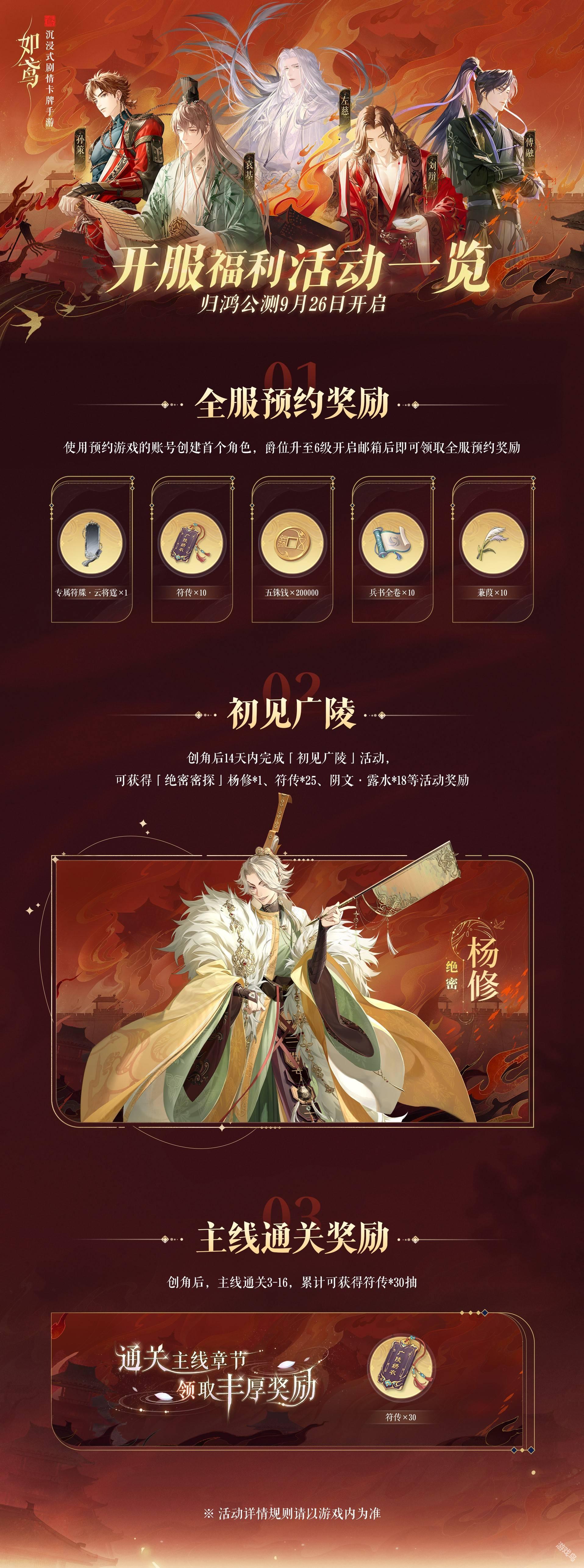如鳶國服公測福利有哪些
