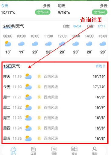 清新天氣預(yù)報(bào)