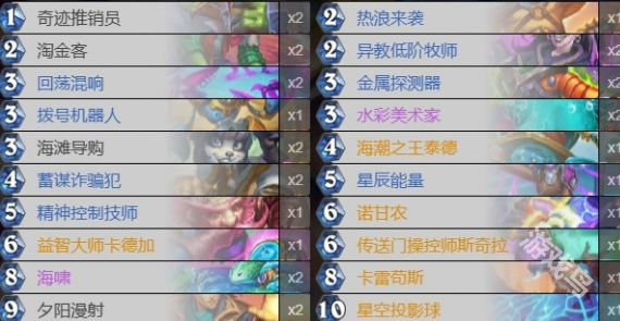 爐石傳說(shuō)國(guó)服月底最強(qiáng)卡組推薦