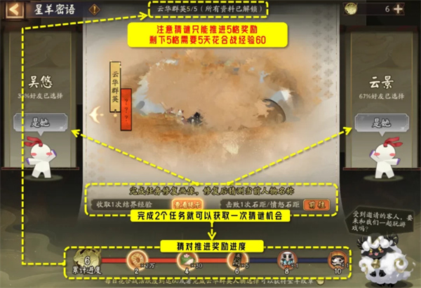 陰陽師星羊密語活動全答案一覽