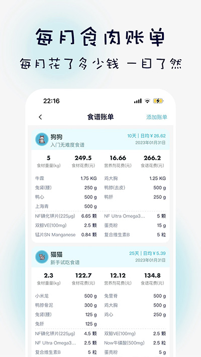 嗷嗚貓狗食譜截圖1