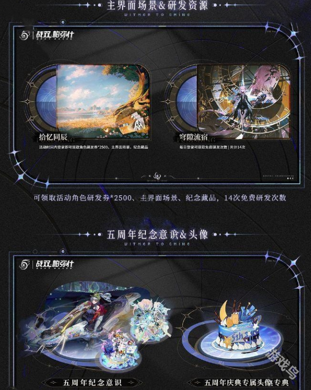 戰(zhàn)雙帕彌什5周年福利有哪些