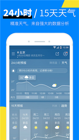 新晴天氣app截圖3