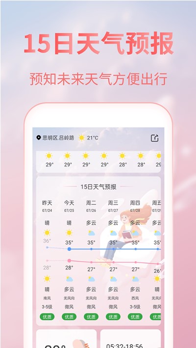 美人天氣app截圖1