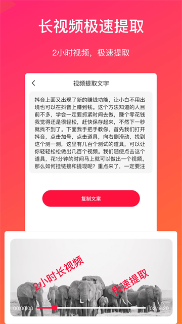 視頻轉(zhuǎn)文字截圖3
