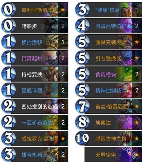 爐石傳說標(biāo)準(zhǔn)模式星艦賊卡組分享