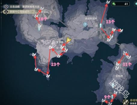 鳴潮1.4暫星采集路線