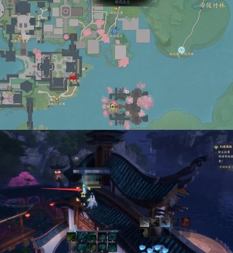 《誅仙世界》河陽城百景游觀景點位置一覽