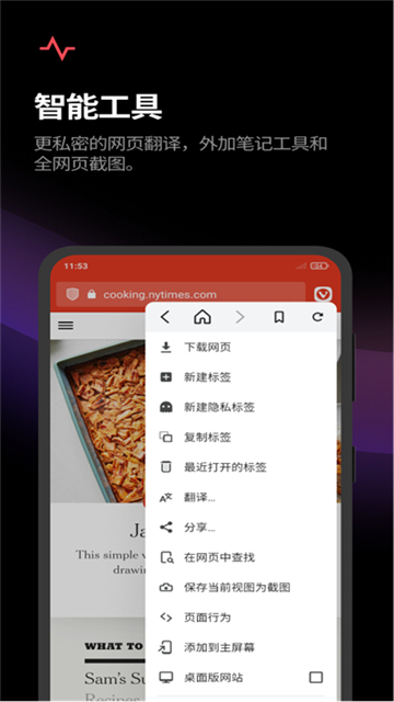 vivaldi瀏覽器安卓版截圖1