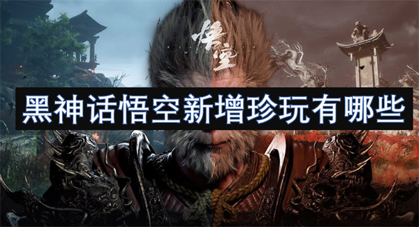 黑神話悟空新增珍玩有哪些