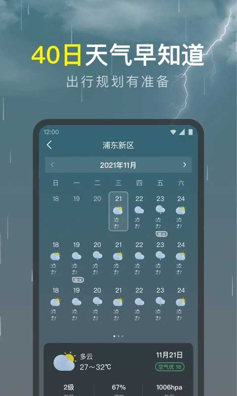 识雨天气预报截图3: