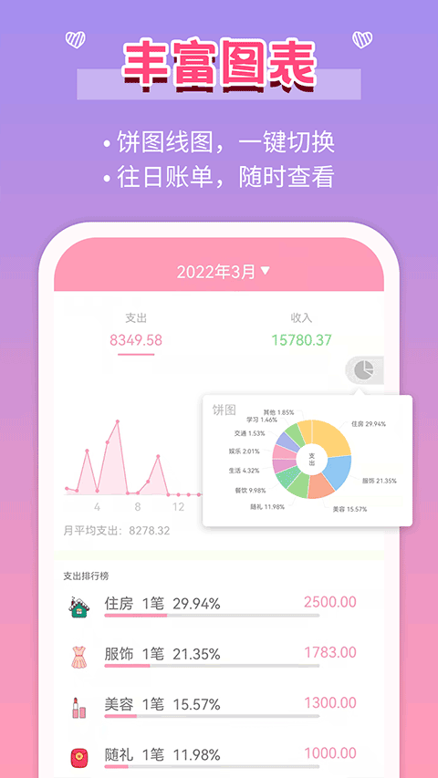 女生記賬截圖2