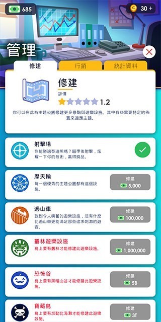 閑置主題公園大亨