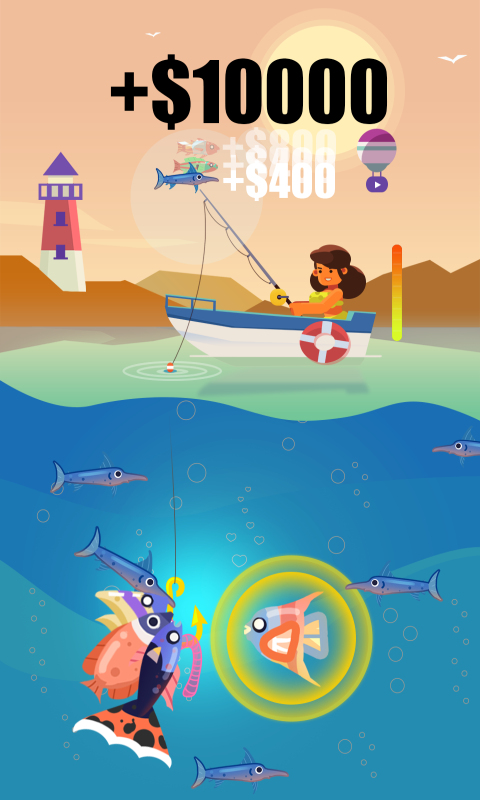 釣魚少女截圖2