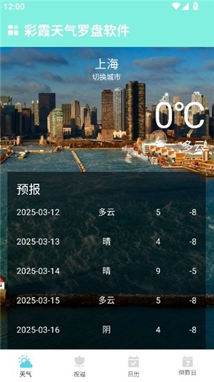 彩霞天氣預(yù)報(bào)