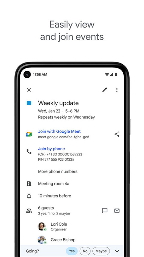 Google Calendar截圖3