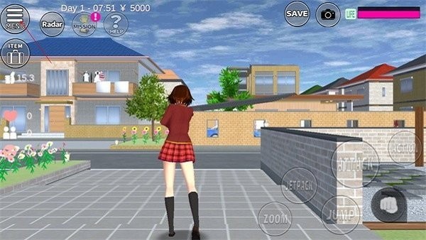 櫻花校園模擬器英文版