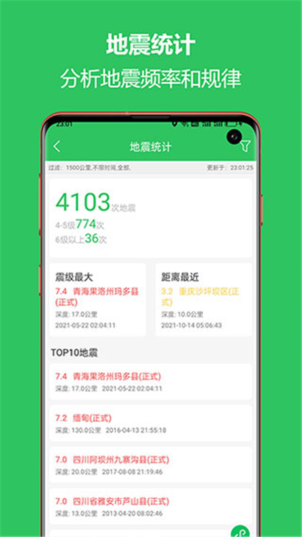 地震速報預警助手截圖5