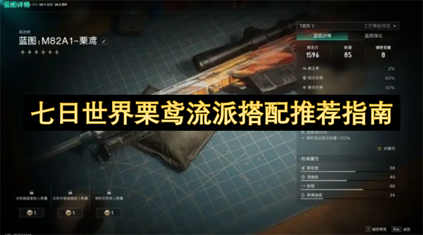 七日世界栗鸢流派搭配推荐指南